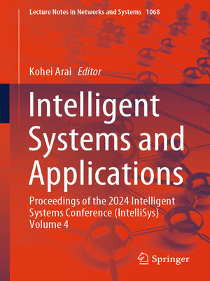 cover image of Intelligent Systems and Applications